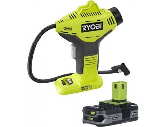 $104 off Ryobi P737 18-Volt ONE+ Power Inflator