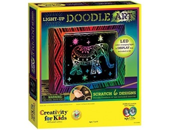 84% off Creativity for Kids Light-Up Doodle Art Kit