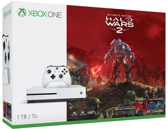 $51 off Microsoft Xbox One S 1TB Halo Wars 2 Bundle
