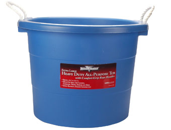 72% off 17 Gallon Party Tub With Rope Handles, Red or Blue