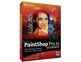 $85 off Corel PaintShop Pro X5 Ultimate