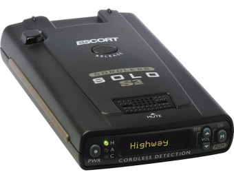 $150 off Escort Solo S3 Cordless Radar Detector