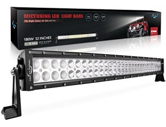 $129 off MicTuning 180W Combo Spot Flood Beam LED Light Bar
