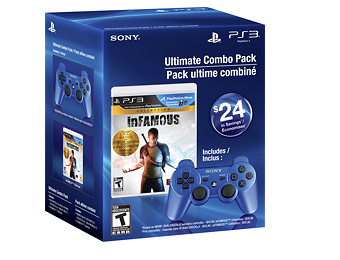 $20 off Sony PS3 Dualshock 3 Wireless Controller + inFAMOUS