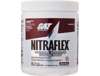 75% off GAT Clinically Tested Nitraflex Testosterone Enhancing Pre Workout