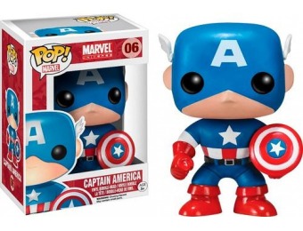 50% off Funko Vinyl Bobble Head Captain America Figure