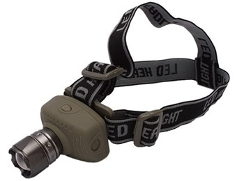 89% off Cree 5w 300 Lumen LED Zoomable Headlamp