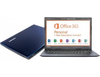 $60 off Lenovo 100S-14IBR 14" Laptop