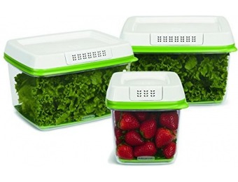 37% off Rubbermaid FreshWorks Produce Saver Food Storage Containers