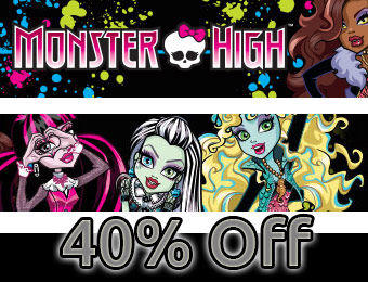 40% off Select Monster High Dolls (20+ items)