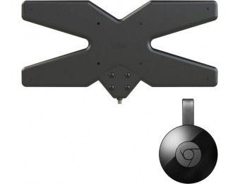 41% off Google Chromecast & Mohu AIR 60 Outdoor Amplified HDTV Antenna Package