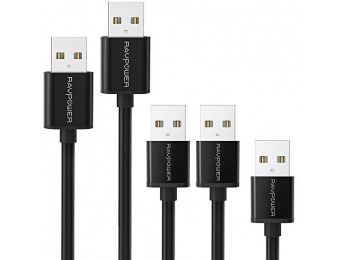86% off RAVPower 5-Pack Android Cable Micro USB Cable Charging Cords