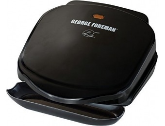 77% off George Foreman GR10B 2-Serving Classic Electric Grill