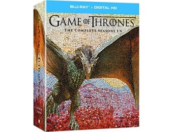 64% off Game of Thrones: The Complete Seasons 1-6 Blu-ray