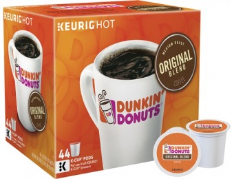 33% off Keurig Dunkin' Donuts Original Blend K-Cup Pods (44-Pk)