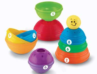 34% off Fisher-Price Brilliant Basics Stack and Roll Cups