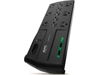 52% off APC 11-Outlet Surge Protector 2880 Joules with USB Charger Port