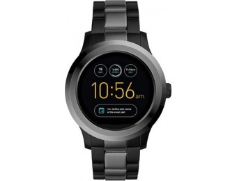 $155 off Fossil Q Founder Gen 2 Smartwatch 46mm - Black/Gray