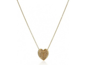 86% off Vera Bradley Heart Bent Short Gold Necklace