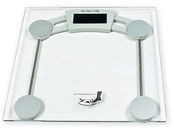 60% off Sivan Glass Digital Scale With Large LCD Display