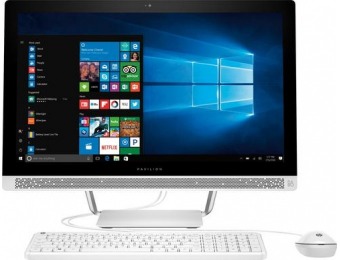 $200 off HP 23.8" Touch-Screen All-In-One, AMD A8, 4GB, 1TB