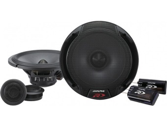 $165 off Alpine 6-1/2" 2-Way Component Speaker System