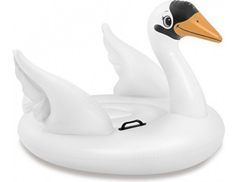 64% off Intex Swan Inflatable Ride-On, 51" X 40" X 39"