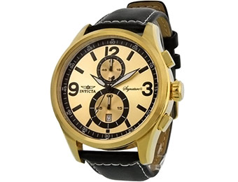 88% off Invicta Signature II Men's Chronograph Leather Watch