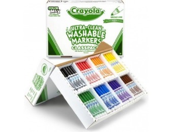 40% off Crayola 200 Broad Line Markers Classpack