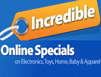 Incredible Online Specials: electronics, toys, home, baby, apparel