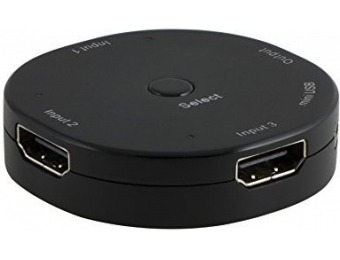86% off GE 3-Device HDMI Switch