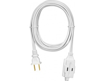 75% off Insignia 10' 3-Outlet Extension Power Cord