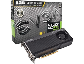 $60 off EVGA GeForce GTX650Ti Boost SuperClocked 2GB 192bit