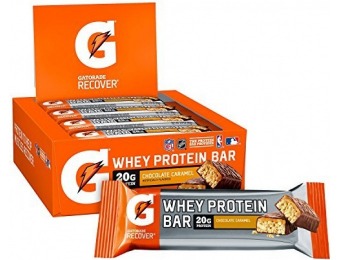 64% off Gatorade Whey Protein Recover Bars (12 Count)