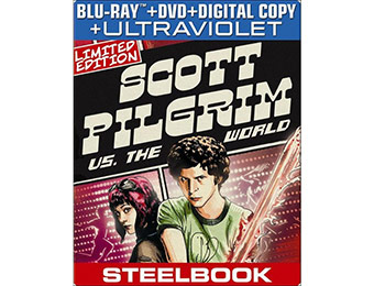 40% off Scott Pilgrim vs. the World (Blu-ray + DVD + Digital) Steelbook