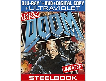 40% off Doom (Blu-ray + DVD + Digital Copy) Steelbook