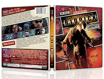 40% off The Chronicles of Riddick (Blu-ray + DVD + Digital) Steelbook