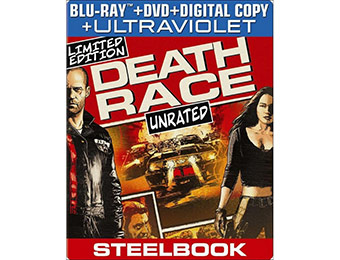 40% off Death Race (Blu-ray + DVD + Digital Copy) Steelbook