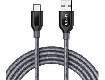 60% off Anker PowerLine+ USB-C to USB 3.0 Cable (6ft)