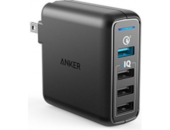 78% off Anker Quick Charge 3.0 43.5W 4-Port USB Wall Charger