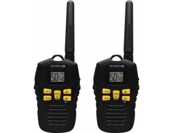 57% off Olympia R100 37-Mile, 50-Channel FRS/GMRS 2-Way Radios (Pair)