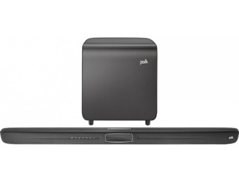 60% off Polk Audio MagniFi Soundbar System with 7" Wireless Active Subwoofer