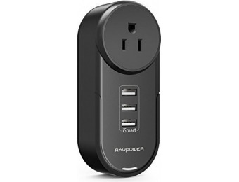 76% off Power Strip RAVPower 4-in-1 Mini Surge Protector