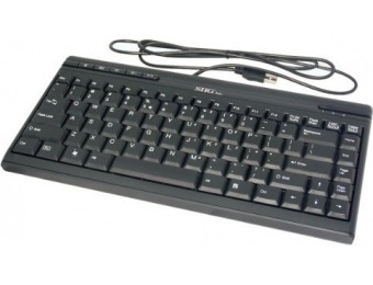 54% off SIIG USB 1.1 Mini Multimedia Keyboard (JK-US0312-S1)