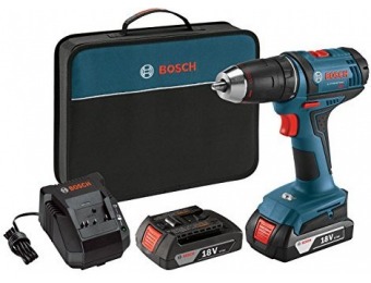 $80 off Bosch 18-Volt Lithium-Ion 1/2" Compact Tough Drill/Driver Kit