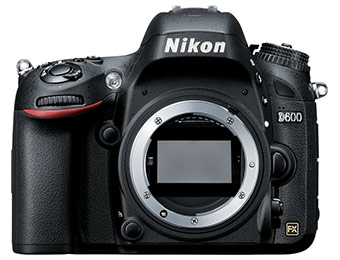 $446 off Nikon D600 24.3 MP CMOS FX-Format Digital SLR Camera Body