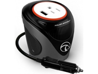 83% off Power Bright XC180 Cup Inverter w/ 3 USB Ports