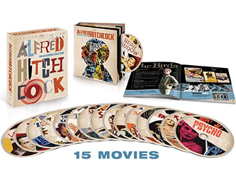 $190 off Alfred Hitchcock: 15 Film Masterpiece Collection (Blu-ray)