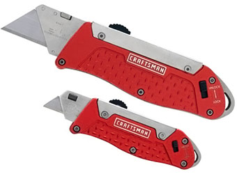 50% off Craftsman Aluminum Slide Locking Utility Knife Set