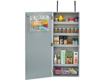 83% off InnerSpace Luxury Products Gray Wall Cabinet Organizer with Chalkboard